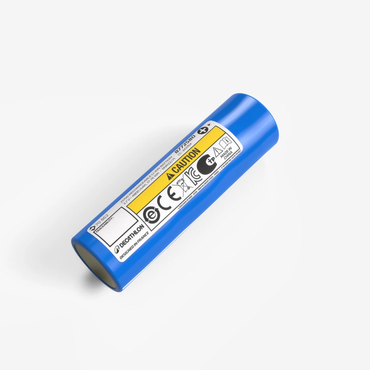 DECATHLON Nabíjateľná lítium-iónová batéria 21700/3,7 – 48 750 mAh bez · záber 2