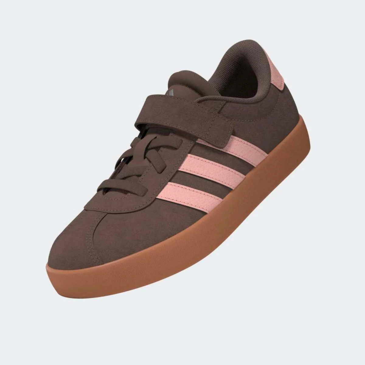 ADIDAS ADIDAS VL COURT detská kožená obuv 28-34 ružová 29 · záber 2