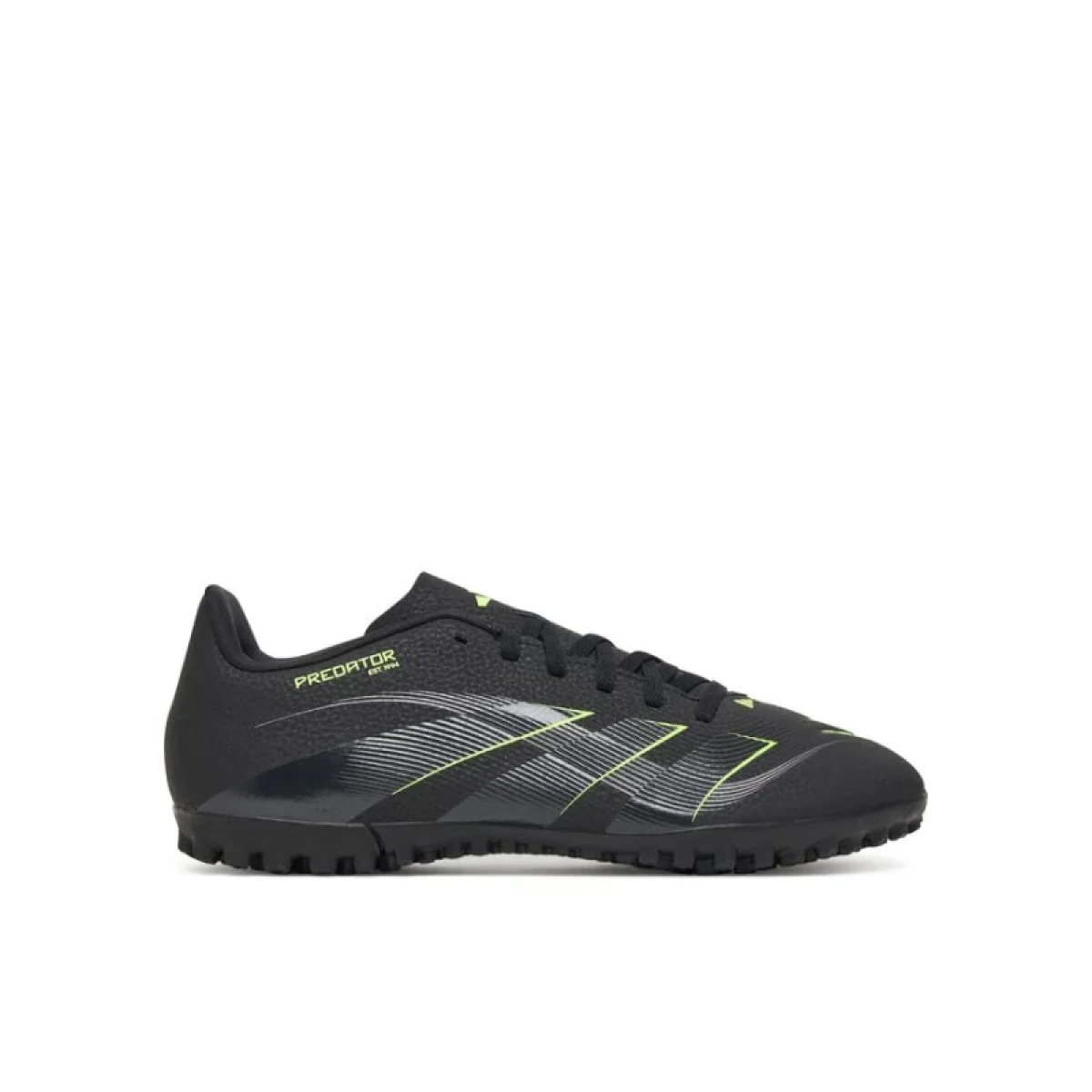 Pánske futbalové kopačky turfy ADIDAS Predator Club M TF core black carbon lucid lemon · záber 2