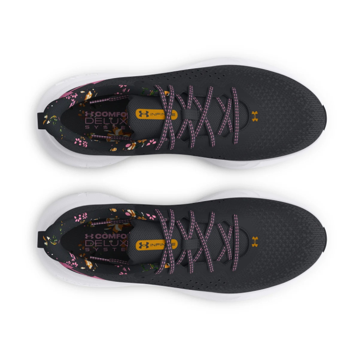 Dámská běžecká obuv UNDER ARMOUR UA W Infinite Print black anthracite meta pink · záber 4