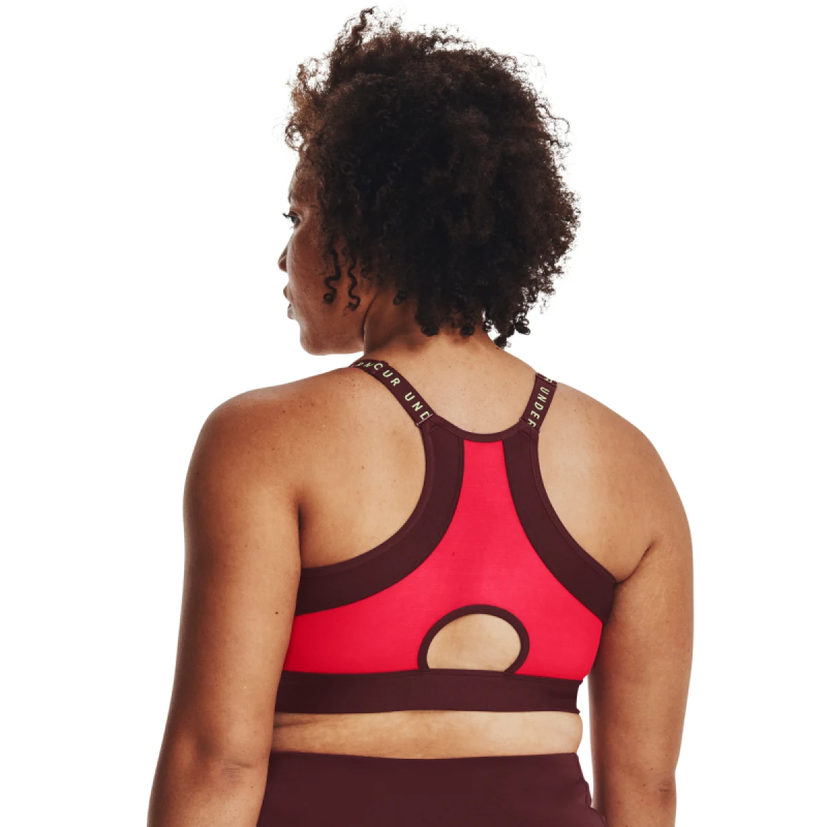 Dámska tréningová športová podprsenka UNDER ARMOUR UA Infinity Low-RED-1365233-890 · záber 4