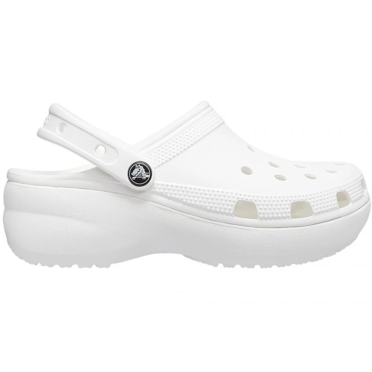 Dámské kroksy (rekreační obuv) CROCS Classic Platform Clog W white · záber 2