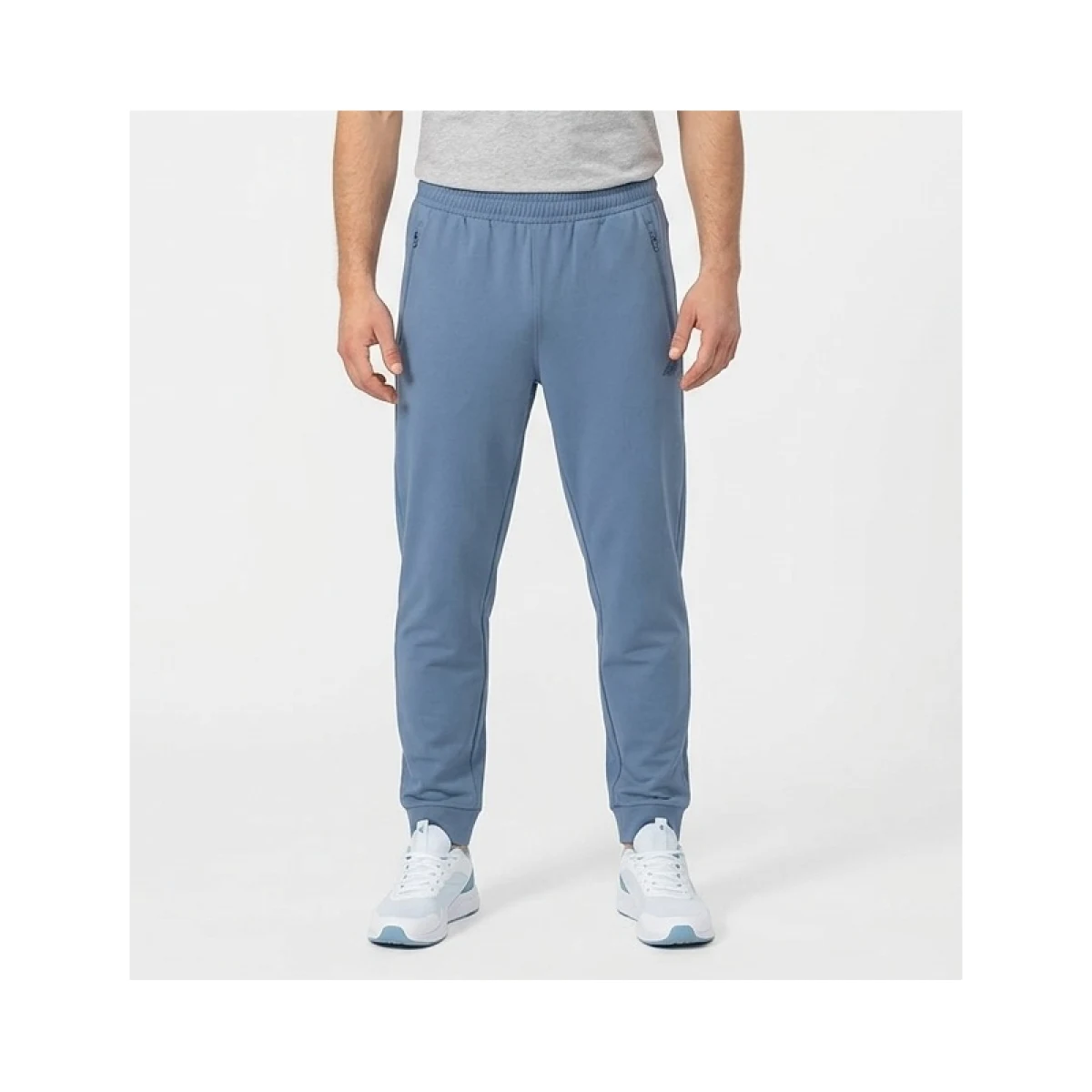Pánske tepláky 4F TROUSERS FNK M1046-32M-DENIM MELANGE · záber 2