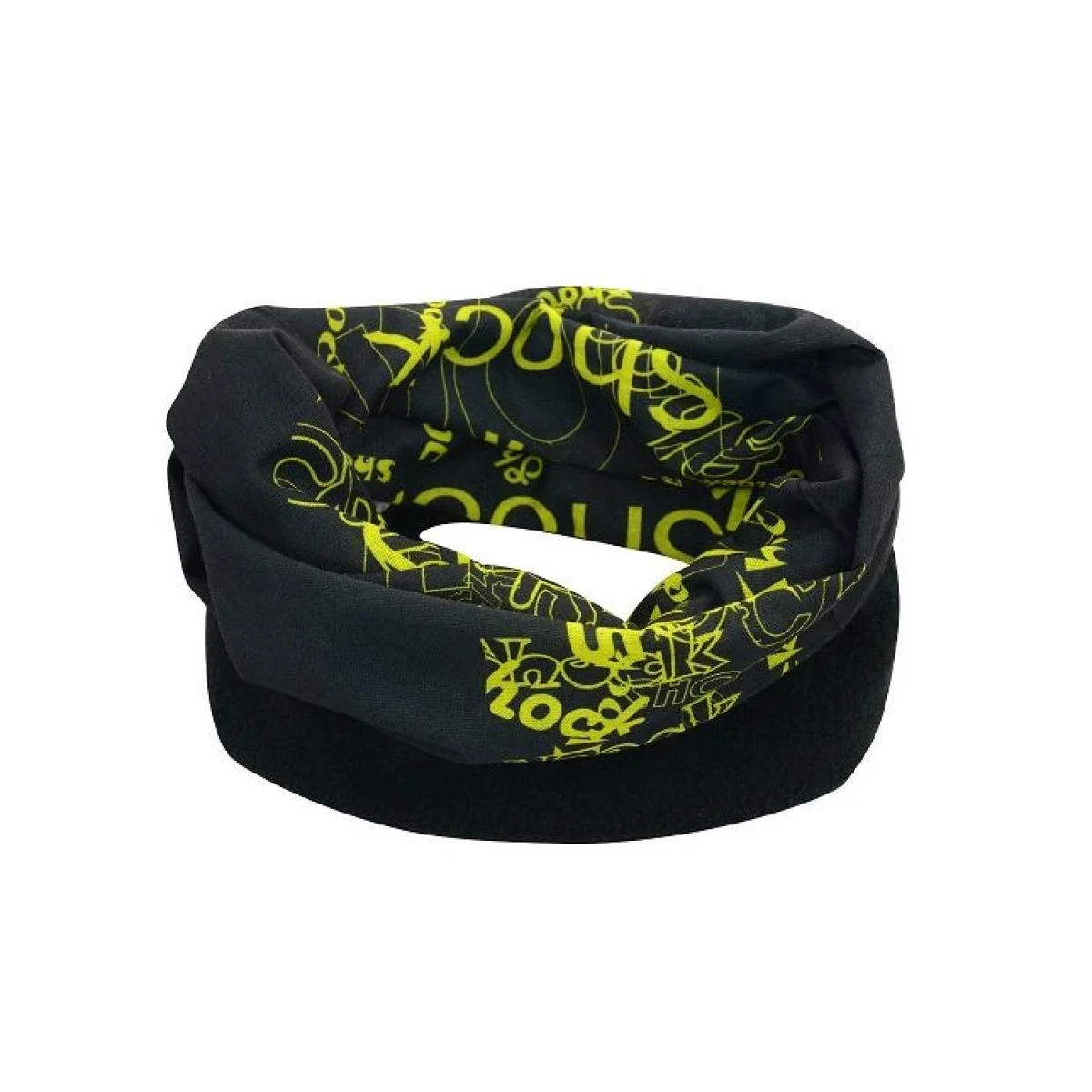 Sulov Sportovní šátek s flísem, černo-zelený · záber 1