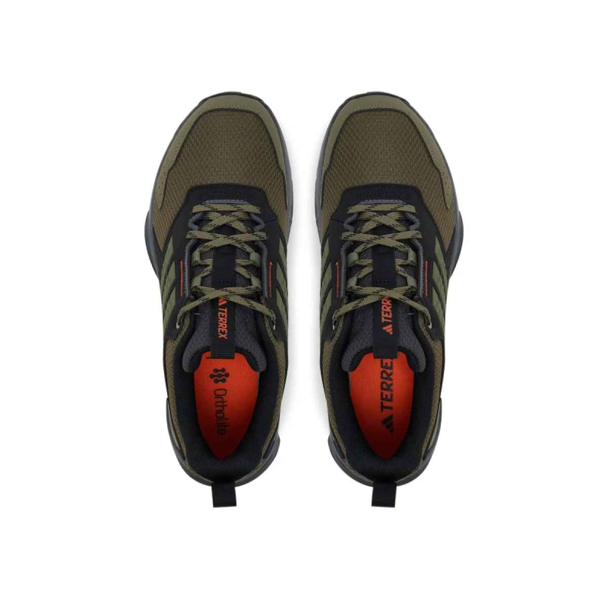 Pánska bežecká trailová obuv ADIDAS Terrex Tracefinder M olive strata olive strata semi impact orange · záber 3