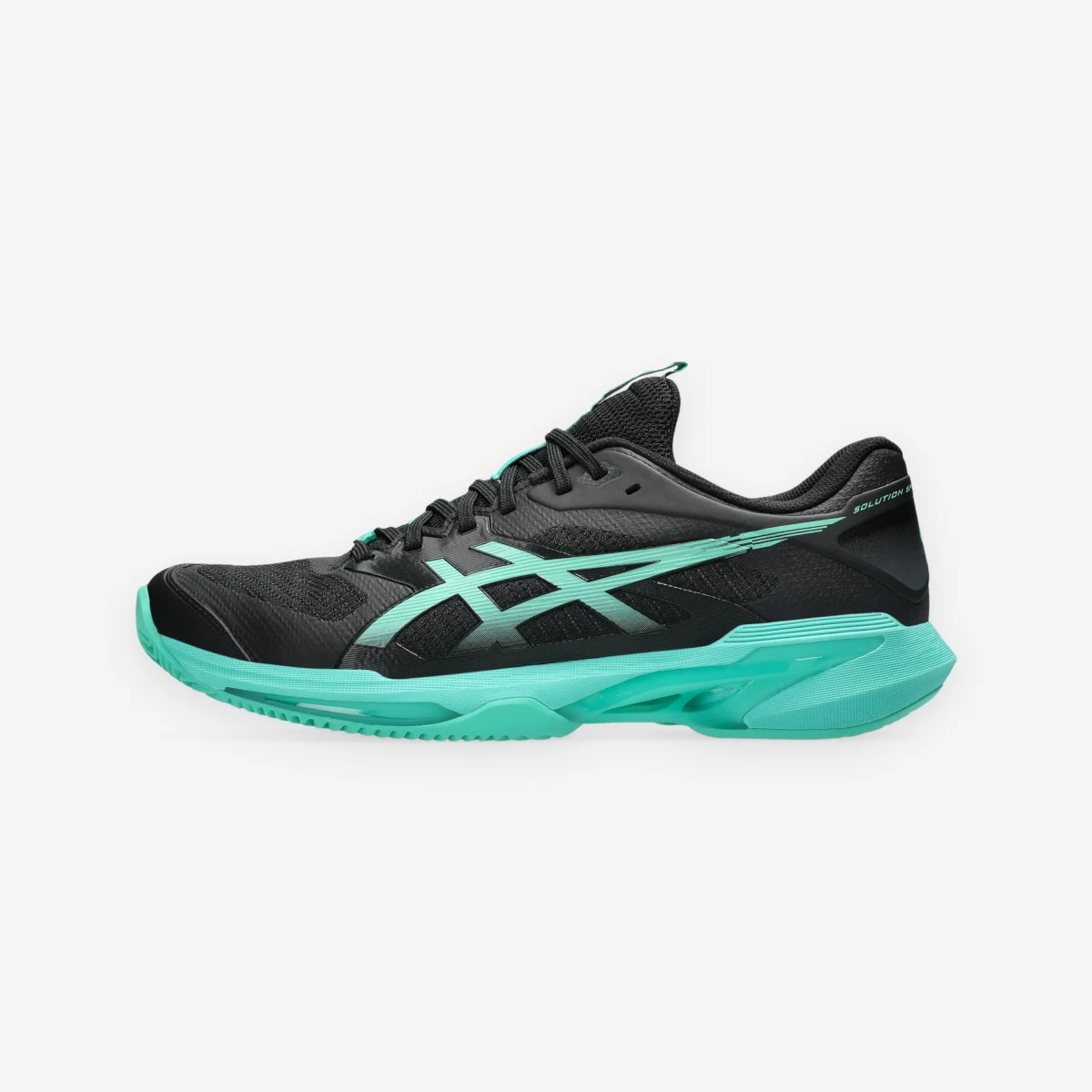 ASICS ASICS Solution Speed FF 4 pánska tenisová obuv na antuku čierno-zelená 43,5 · záber 1