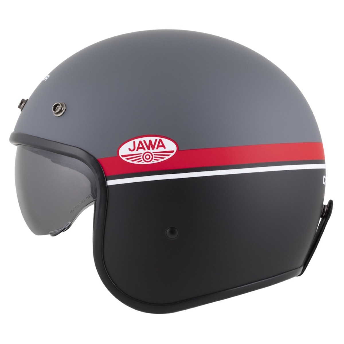 Cassida Oxygen Jawa OHC 2.0 šedá matná/červená/černá/bílá XL (61-62) · záber 3