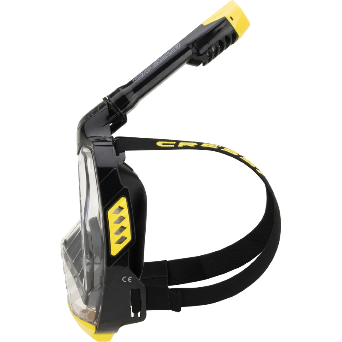 Potápačská maska CRESSI BALI FULL FACE MASK BLACK YELLOW L XL · záber 4