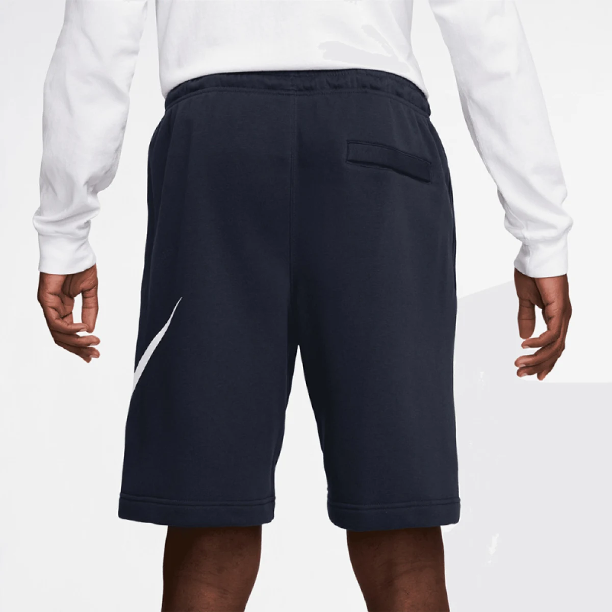 Pánske teplákové kraťasy NIKE M NK CLUB BB SHORT GX OBSIDIAN OBSIDIAN WHITE · záber 4