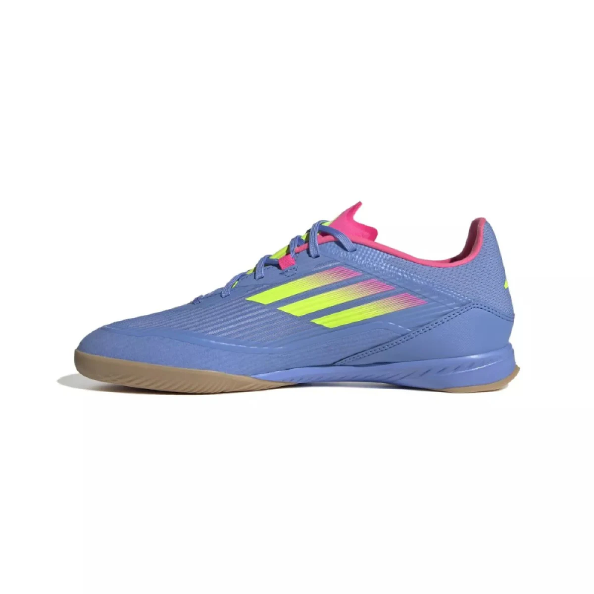 Pánské halové fotbalové kopačky ADIDAS F50 League M IC blue fusion lucid lemon lucid pink · záber 2