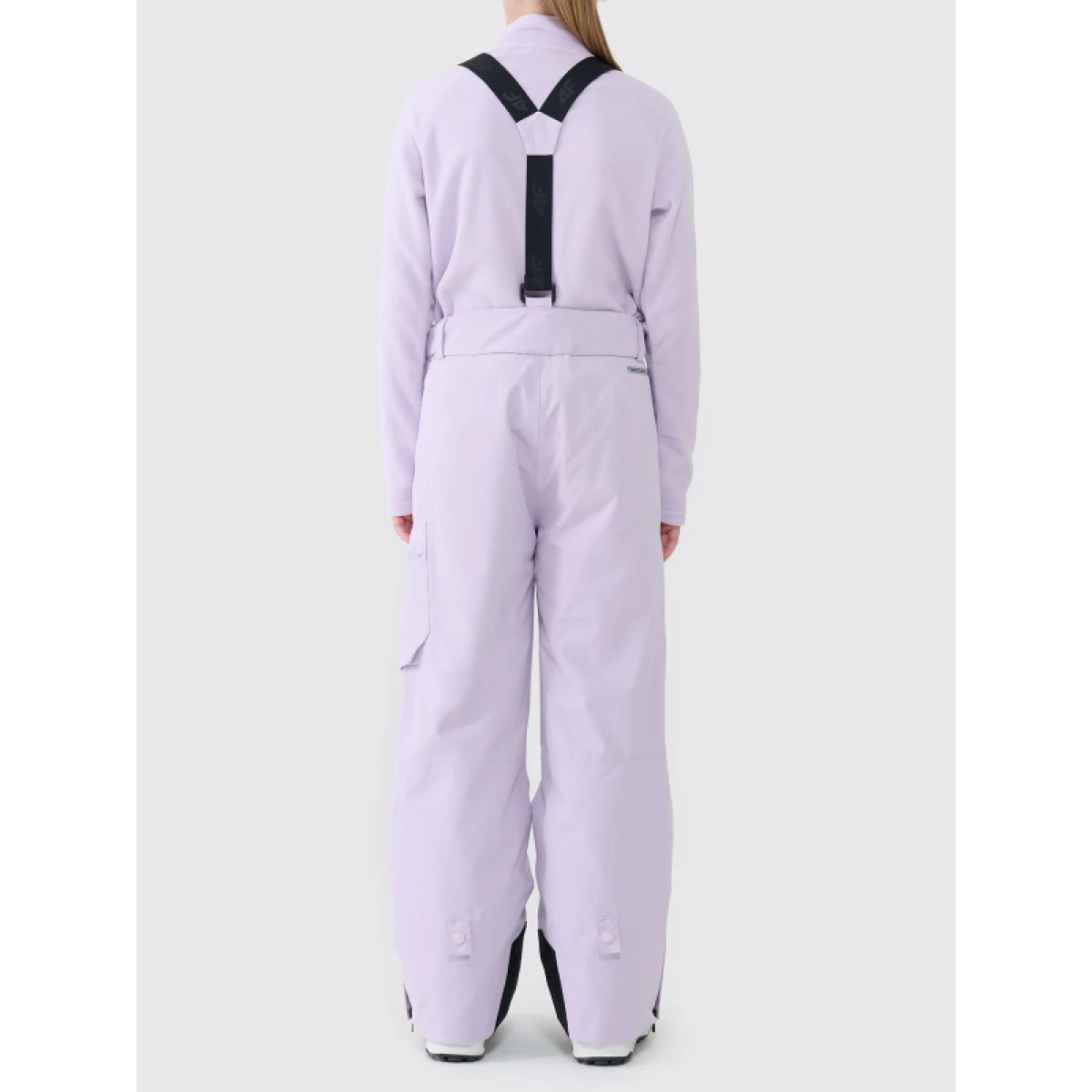 Dievčenské lyžiarske nohavice 4F JUNIOR TROUSERS FNK F0962-4FJWAW25TFTRF0962-51S-VIOLET · záber 2