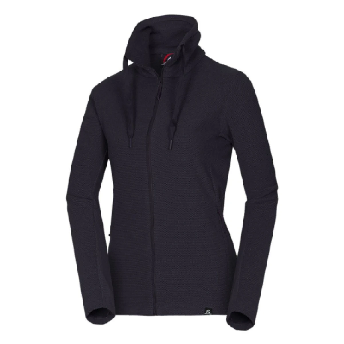 Dámská zateplená turistická mikina se zipem NORTHFINDER TAMMY-269black · záber 1