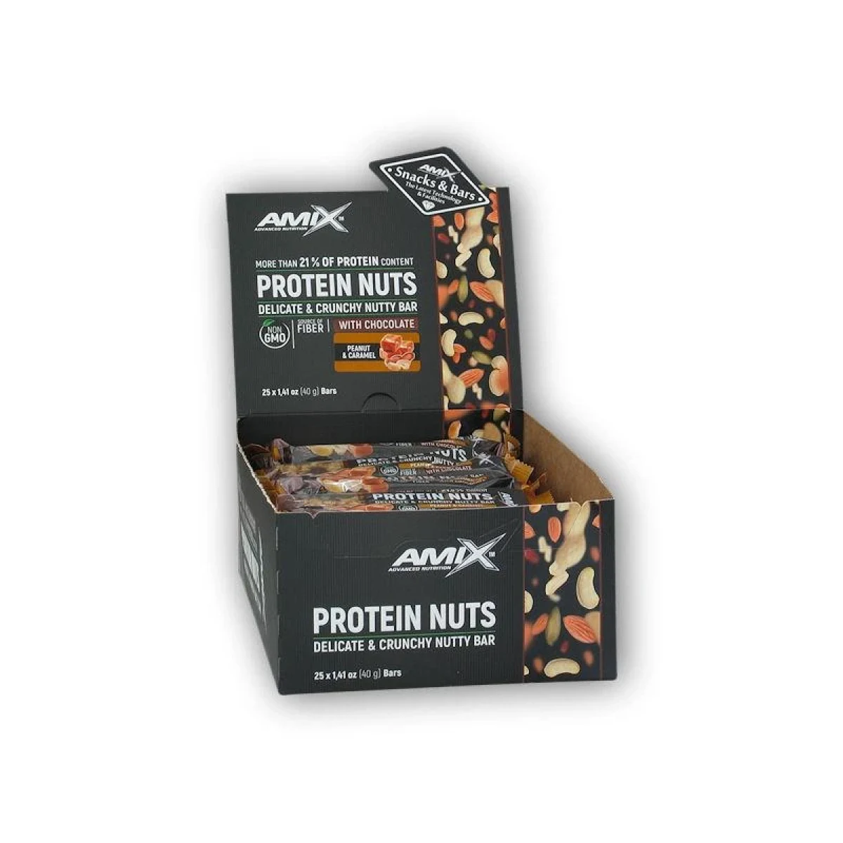 Amix 25x Protein Nuts Crunchy 40g MIX · záber 1