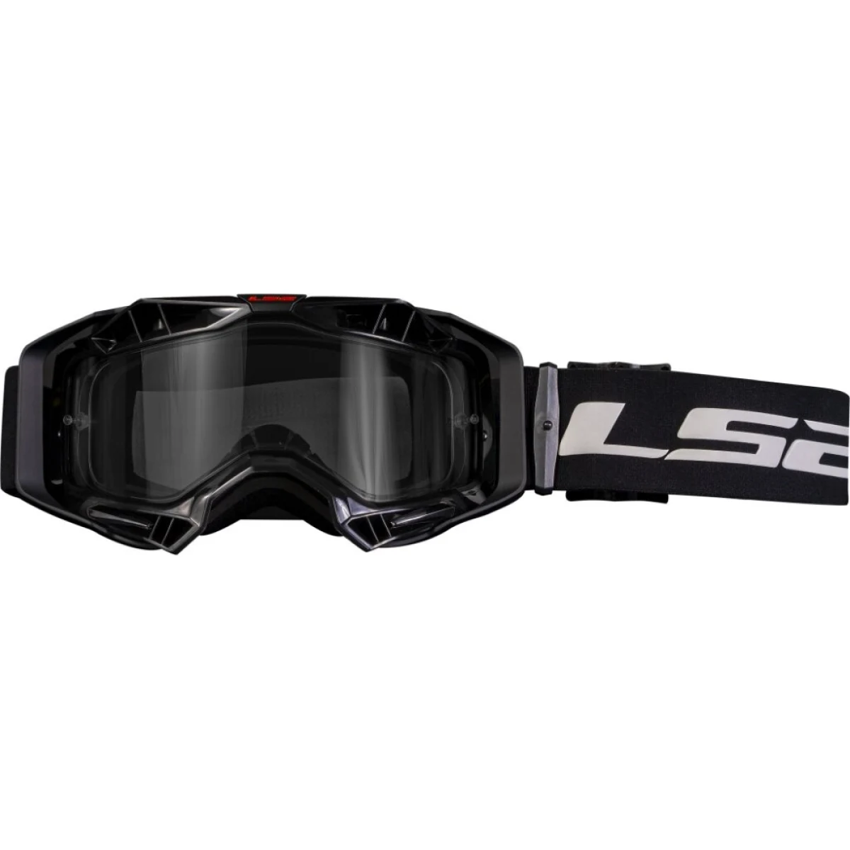 LS2 Aura Black číre sklo · záber 2