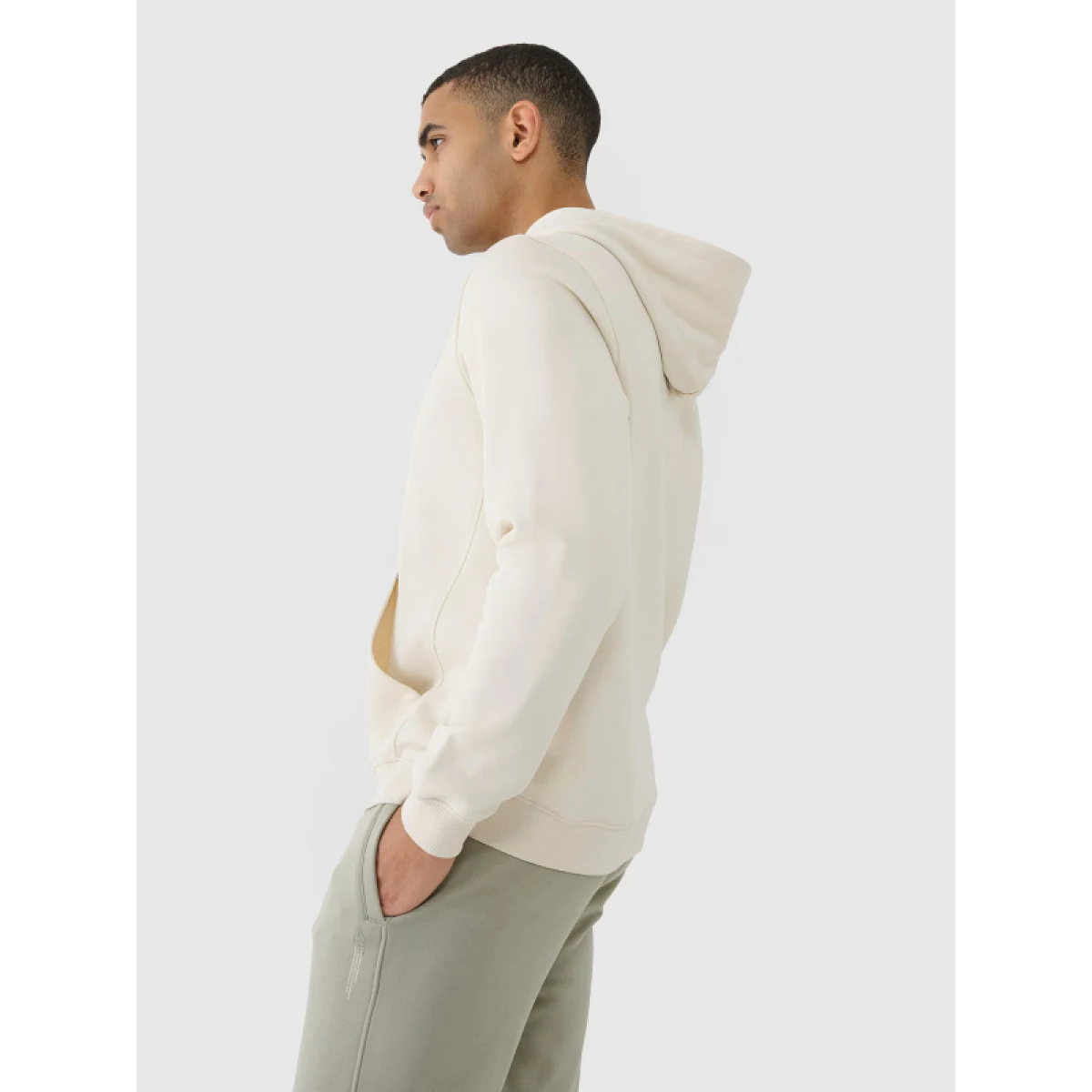 Pánská mikina s kapucí 4F SWEATSHIRT M1585-12S-CREME · záber 2
