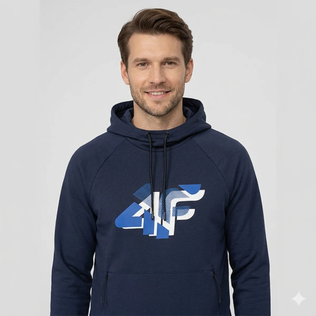 Pánska mikina s kapucňou 4F SWEATSHIRT M2241-31S-NAVY · záber 2