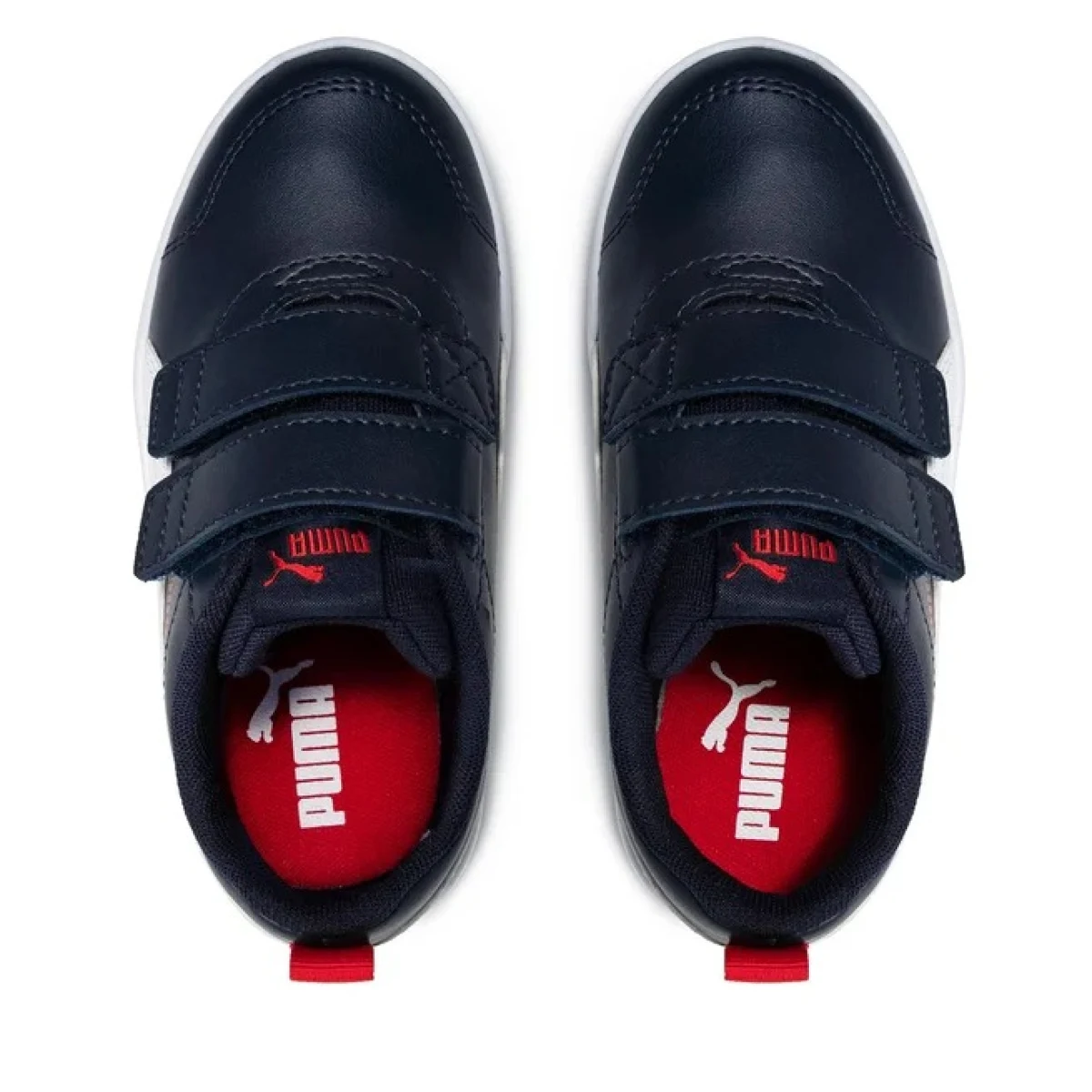 Puma Courtflex V2 V Ps - Veľkosť: 35 | Farba: modrá · záber 4