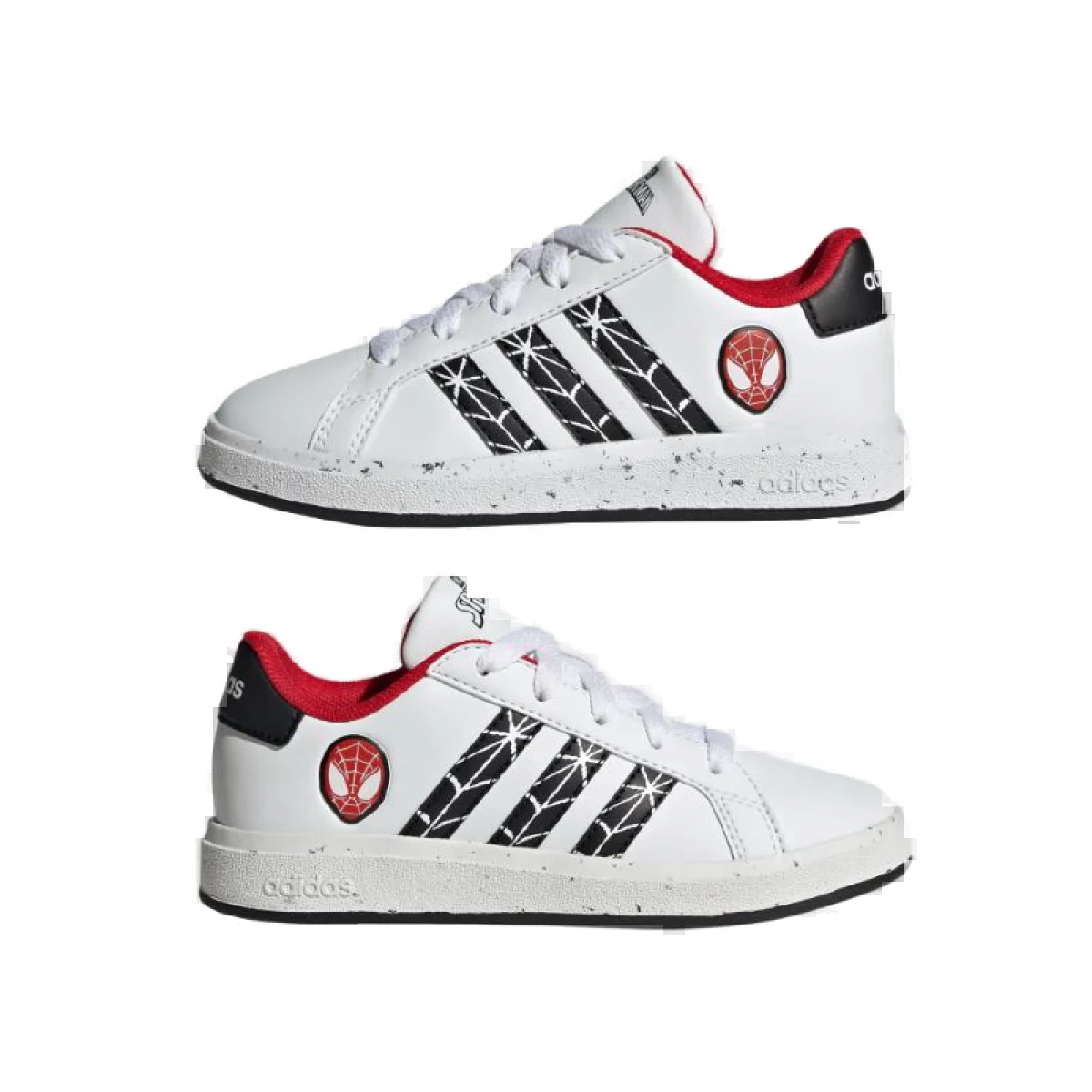 Chlapecká rekreační obuv ADIDAS Grand Court X Marvel Spider-man white core black scarlet · záber 5