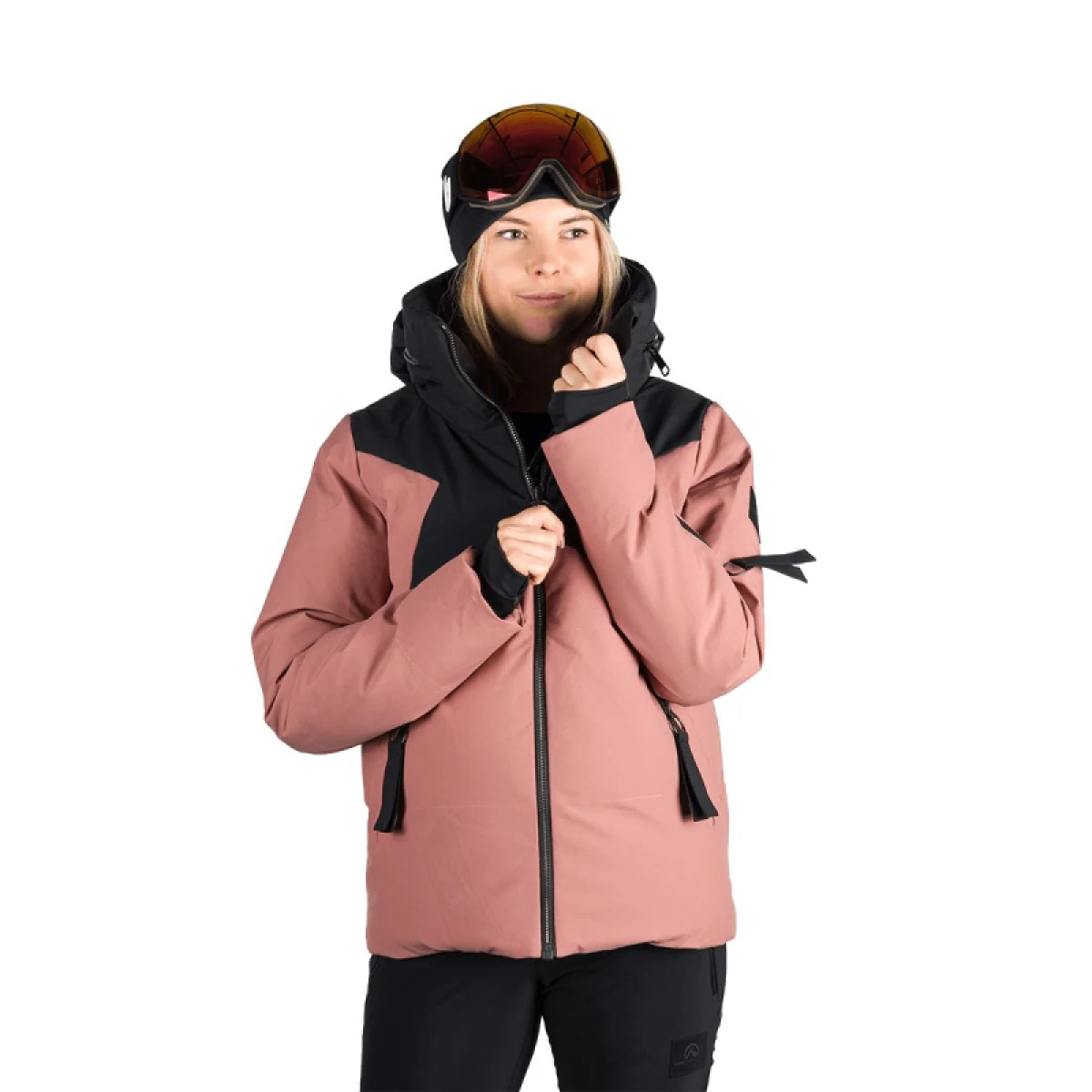 Dámská lyžařská bunda NORTHFINDER ASHTYN-521roseblack · záber 2