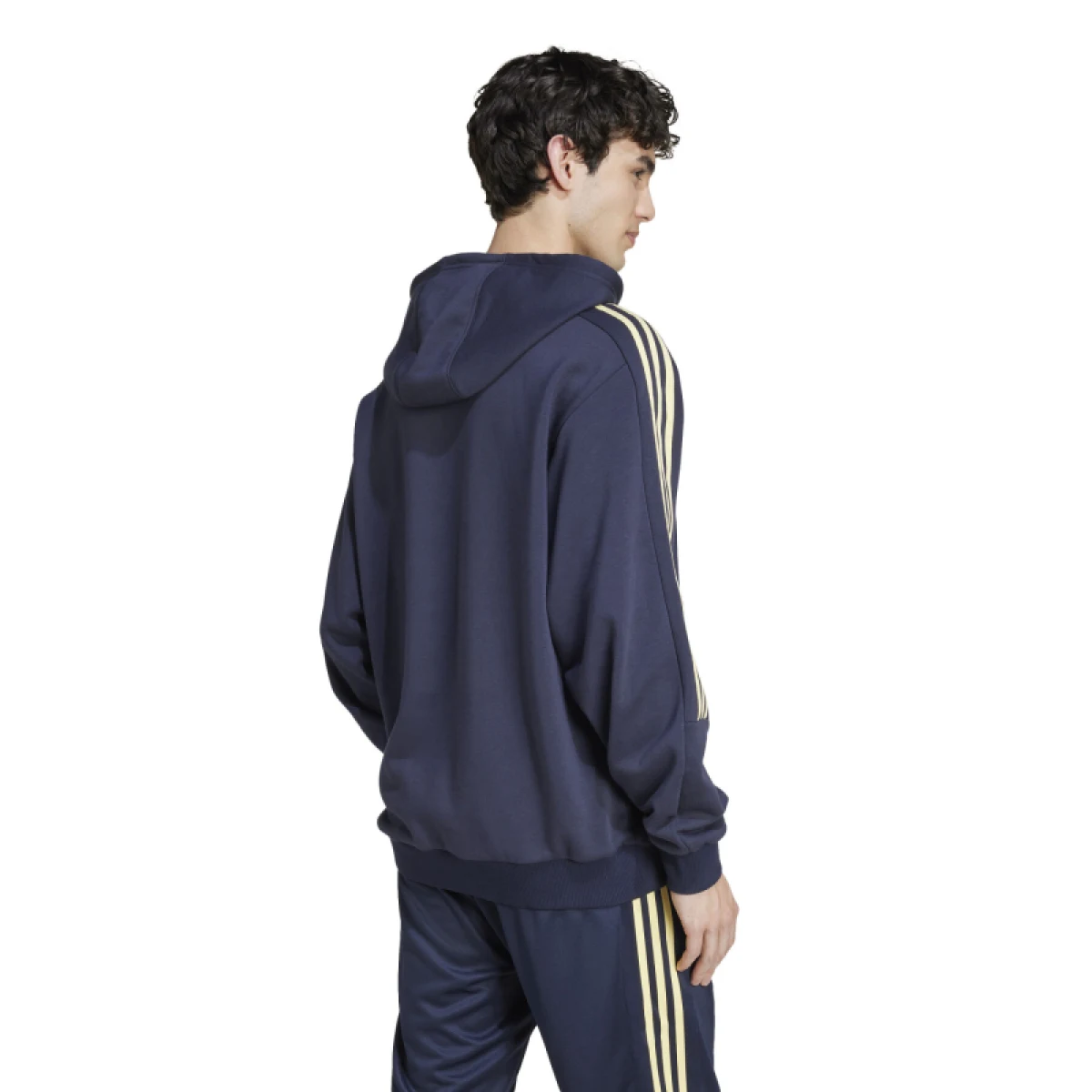 Pánská mikina s kapucí ADIDAS M TIRO FT HDY-JE2936-Blue · záber 3