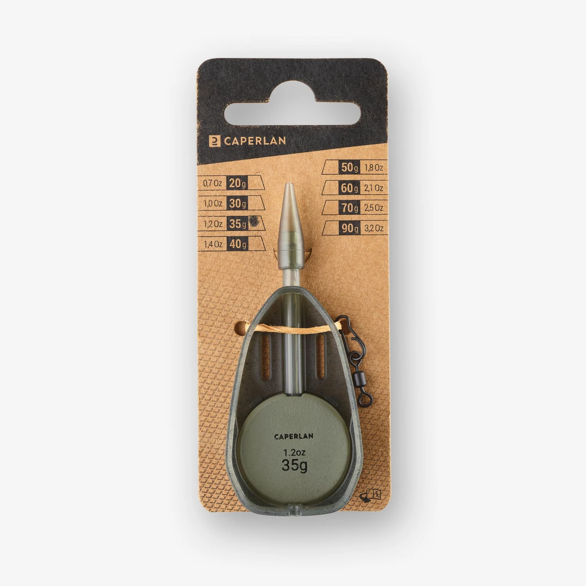 CAPERLAN Kŕmidlo Method feeder hybrid L 35 g 35 g · záber 2