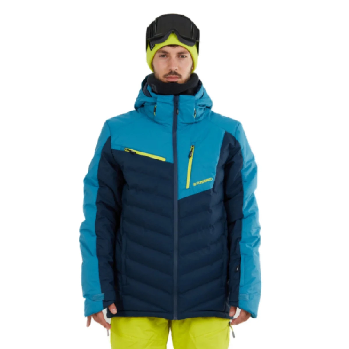 Pánská bunda FUNDANGO Willow Padded Jacket-460-turkis · záber 1