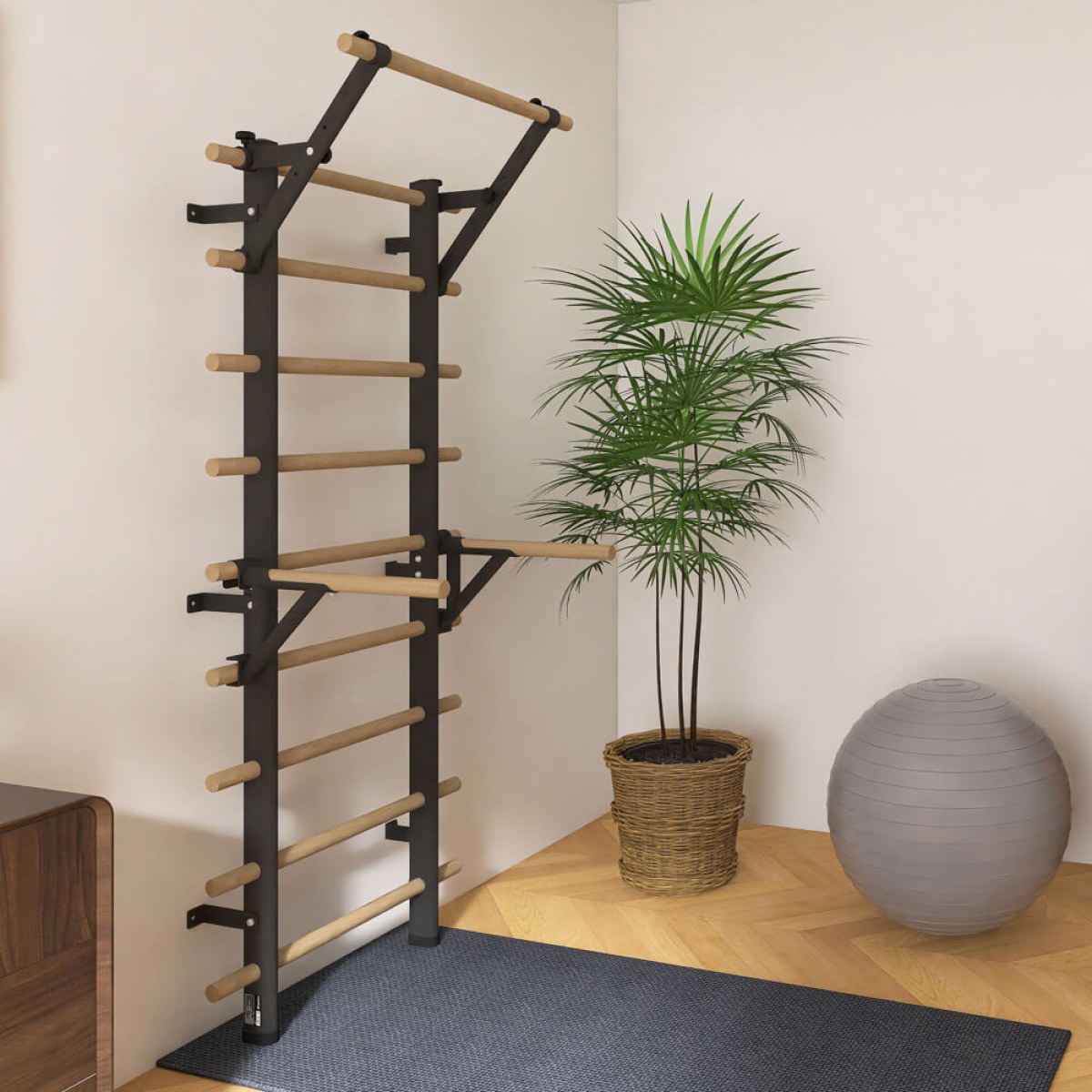 inSPORTline Wootaline 199x80 cm s hrazdou a bradly · záber 1