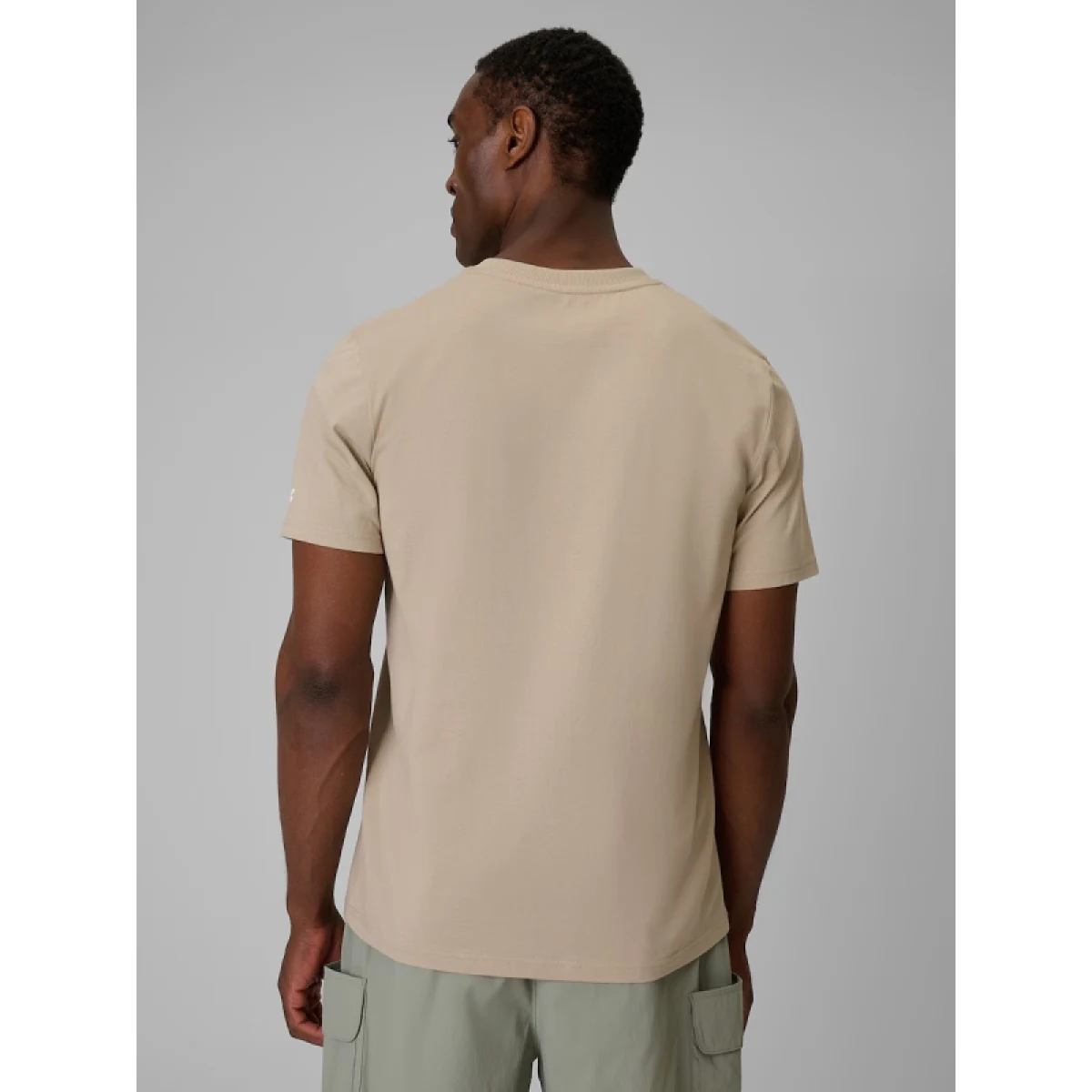 Pánské tričko s krátkým rukávem 4F TSHIRT M2825-83S-BEIGE · záber 3
