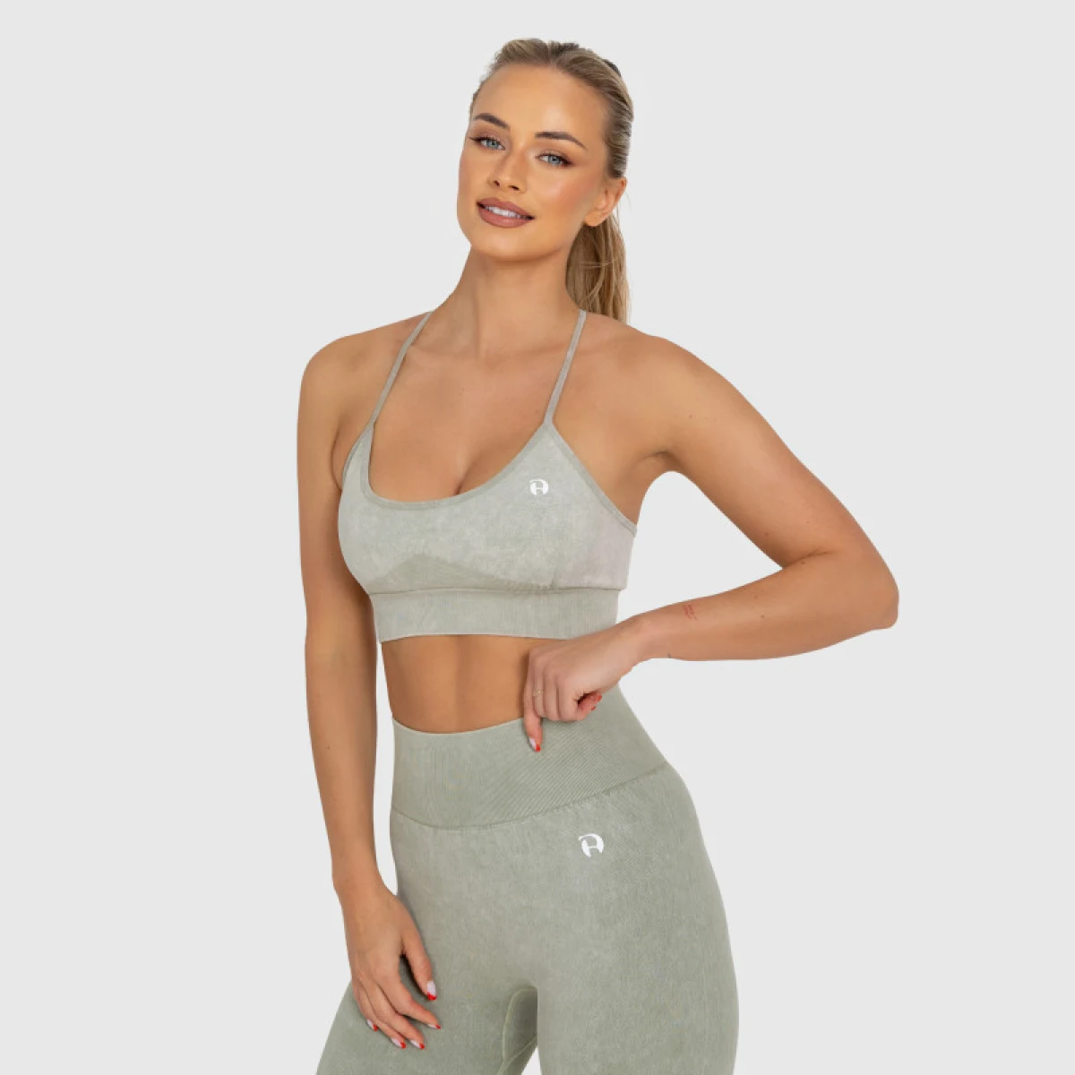 Dámska podprsenka Iron Aesthetics Faded, washed green · záber 9