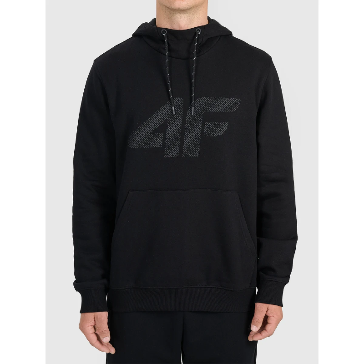 Pánska mikina s kapucňou 4F SWEATSHIRT M2548-20S-DEEP BLACK · záber 2