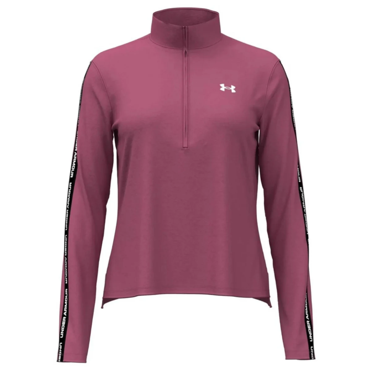 Dámska tréningová mikina s 1 2 zipsom UNDER ARMOUR UA Tech WM Tape Half Zip-RED · záber 2