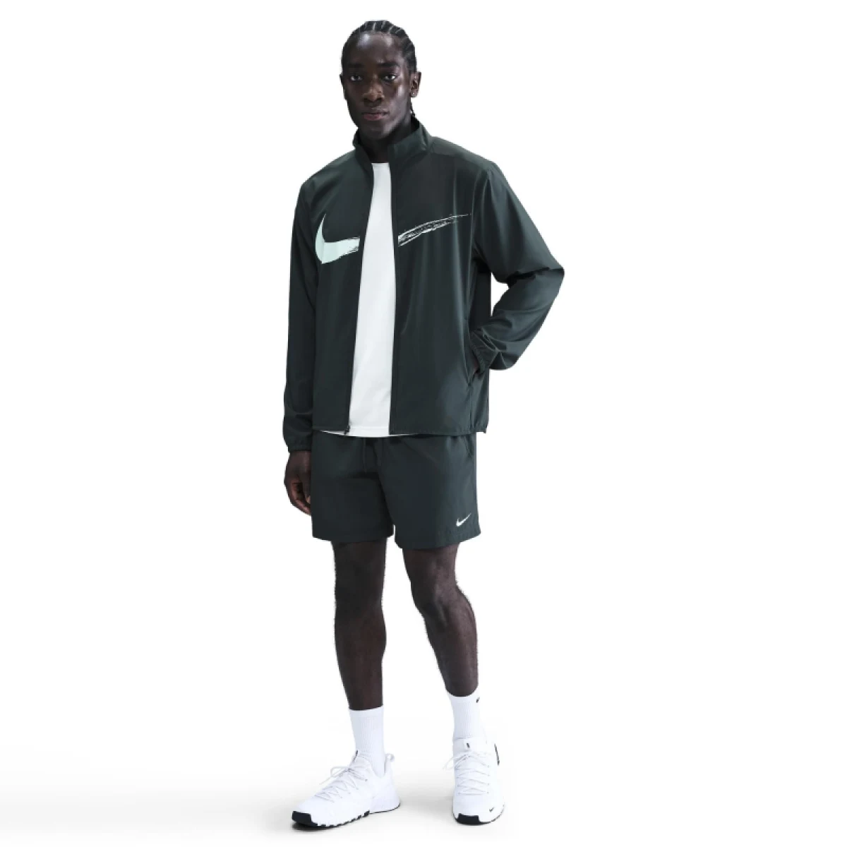 Pánska tréningová bunda NIKE M NK DF FORM JKT GFX SEAWEED MINT FOAM · záber 4