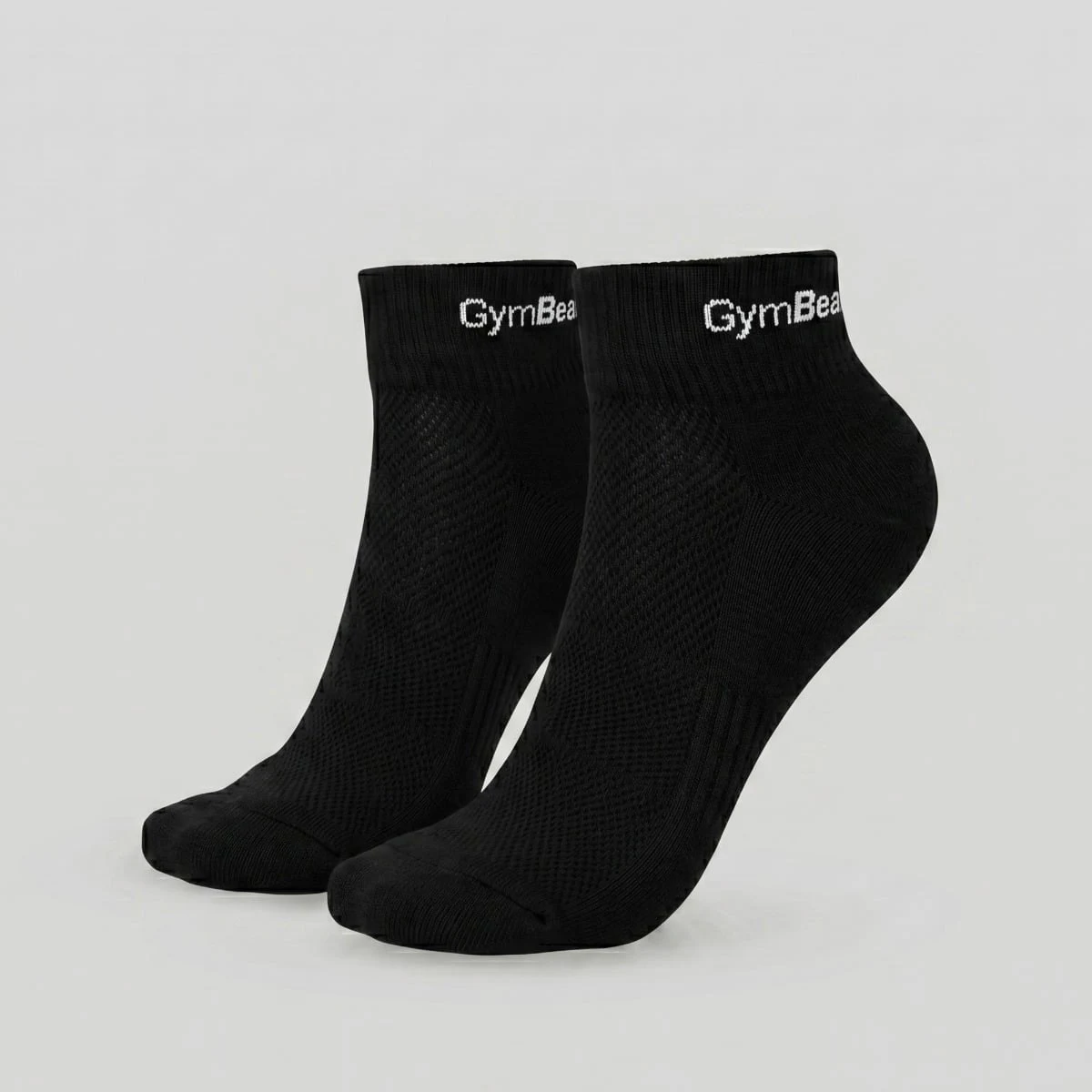 GymBeam Ponožky Quarter 3Pack Black - Velikost: L | Barva: Čierna | Hmotnost: 0,104 kg | Balení: 115 · záber 2