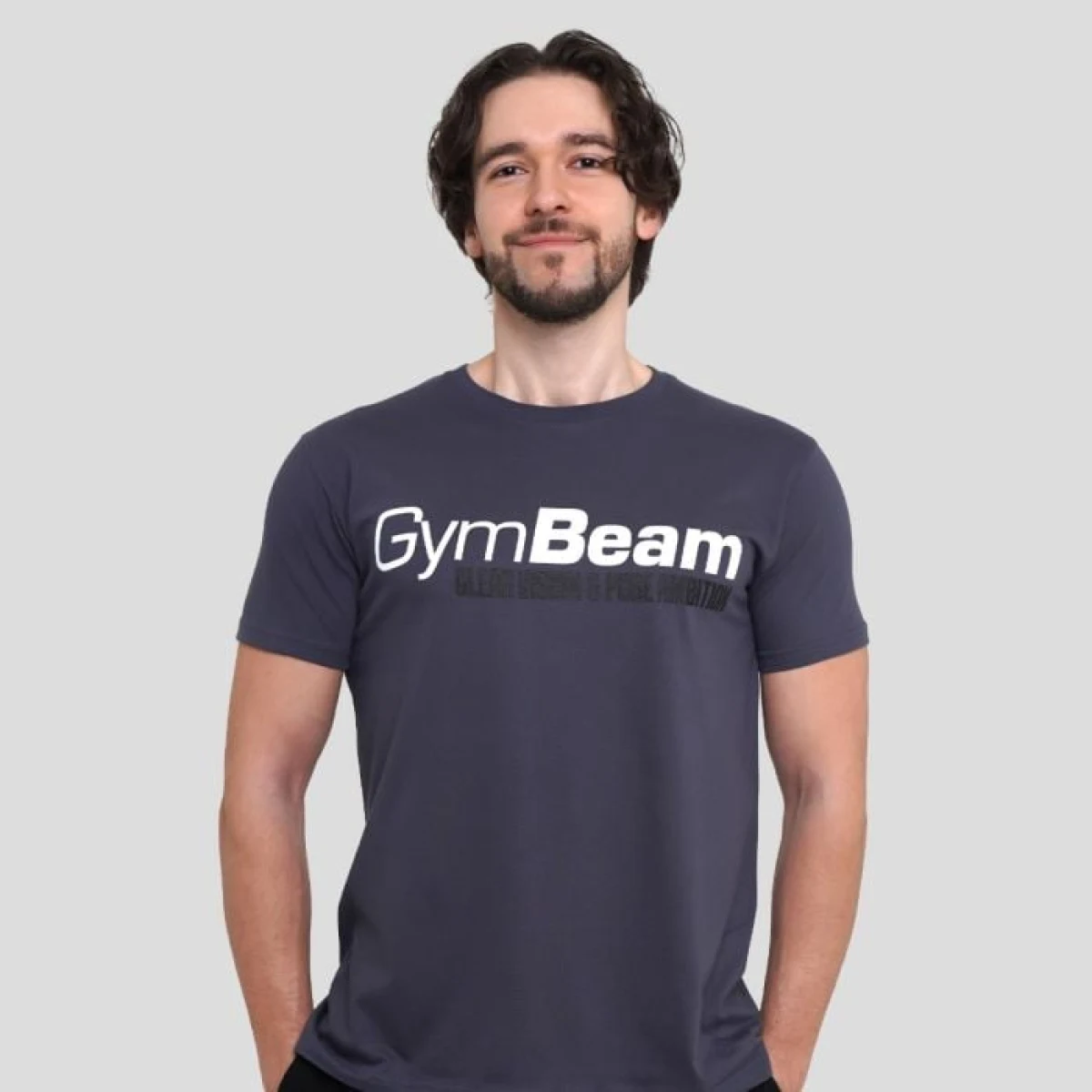 Тениска Pure Ambition Dark Grey - GymBeam - Размер: M | Тегло: 0,2 g · záber 1