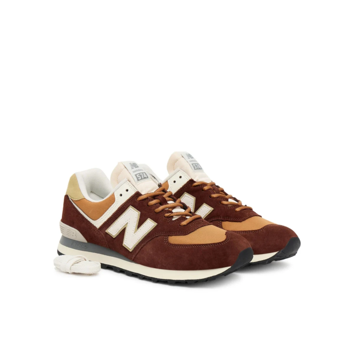 Pánska vychádzková obuv NEW BALANCE U574MRR M brown dull orange · záber 2
