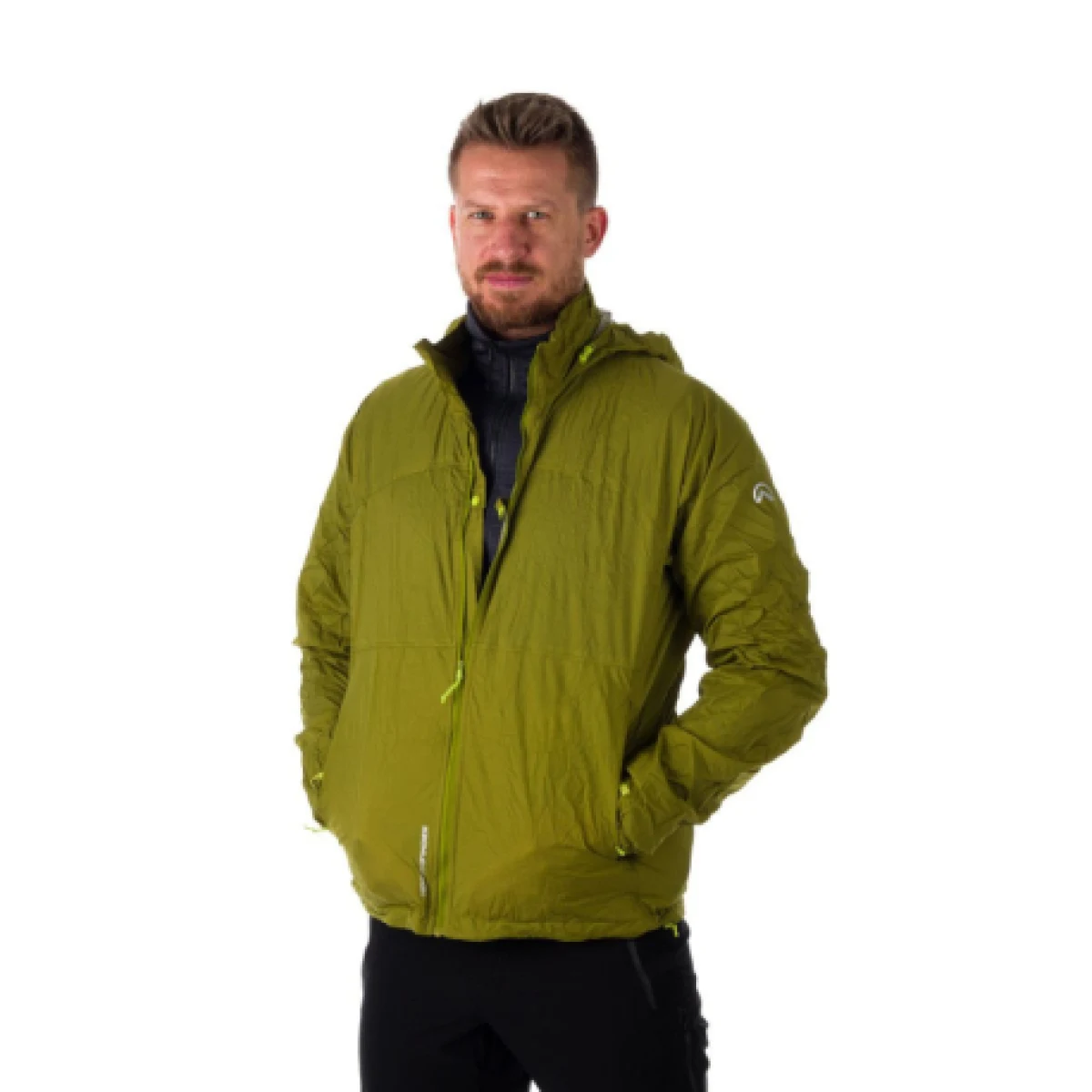 Pánská tréninková bunda s kapucí NORTHFINDER NORTHKIT-BU-32682SII-macawgreen · záber 1