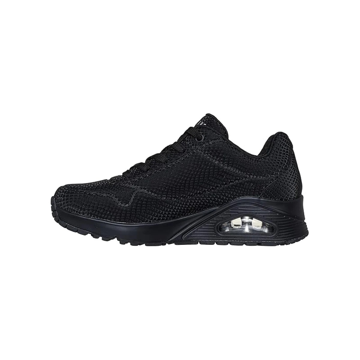 Dámska rekreačná obuv SKECHERS Uno Shiny scale W black reflective · záber 2