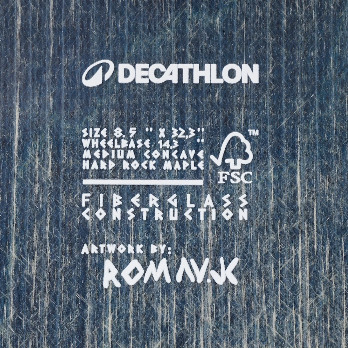DECATHLON Skateboardová doska DK900 Gladiators 8,5" ROM-AV-JC červená 8,5" · záber 2