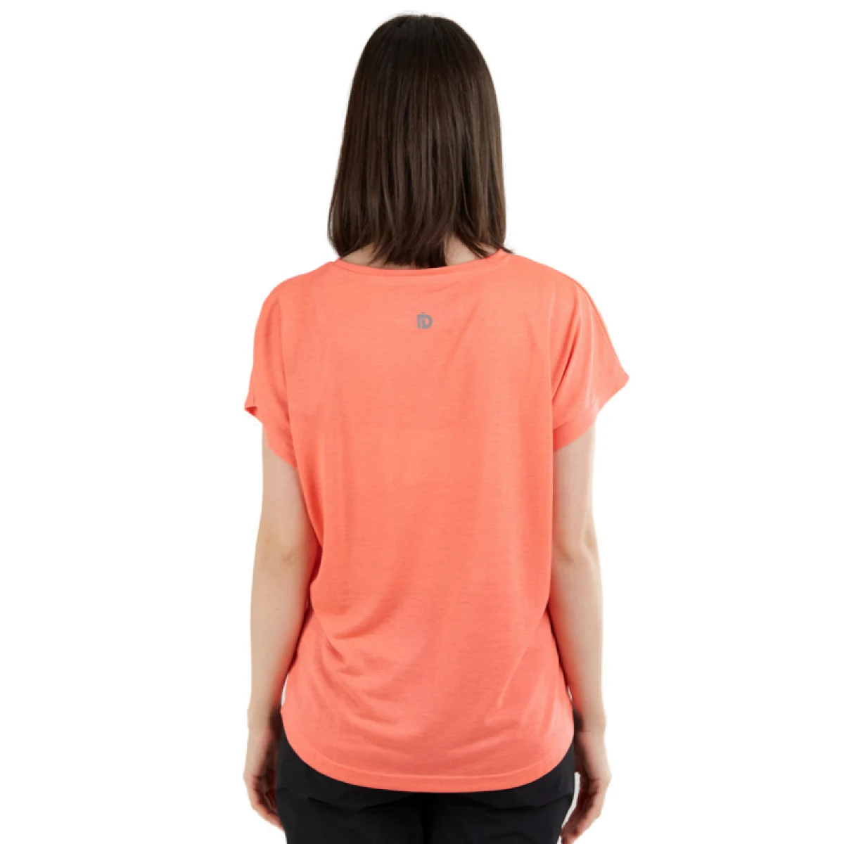Dámské turistické tričko s krátkým rukávem FUNDANGO Rush T-shirt-352-coral · záber 2