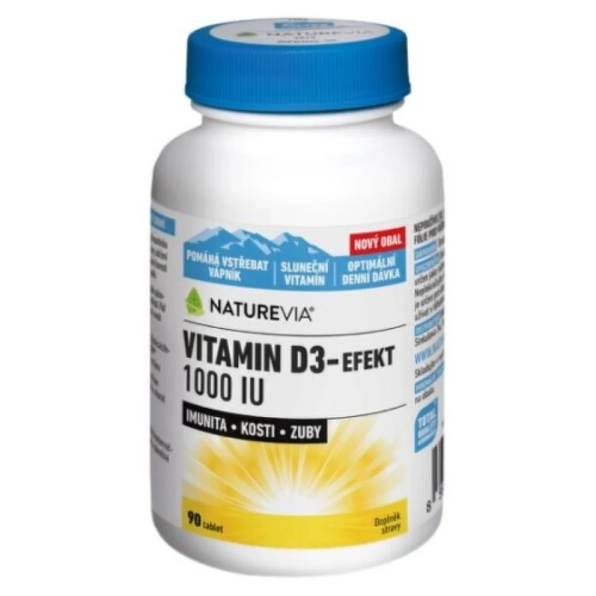NATUREVIA Vitamín D3-efekt 1000 I.U. 90 tabliet · záber 1
