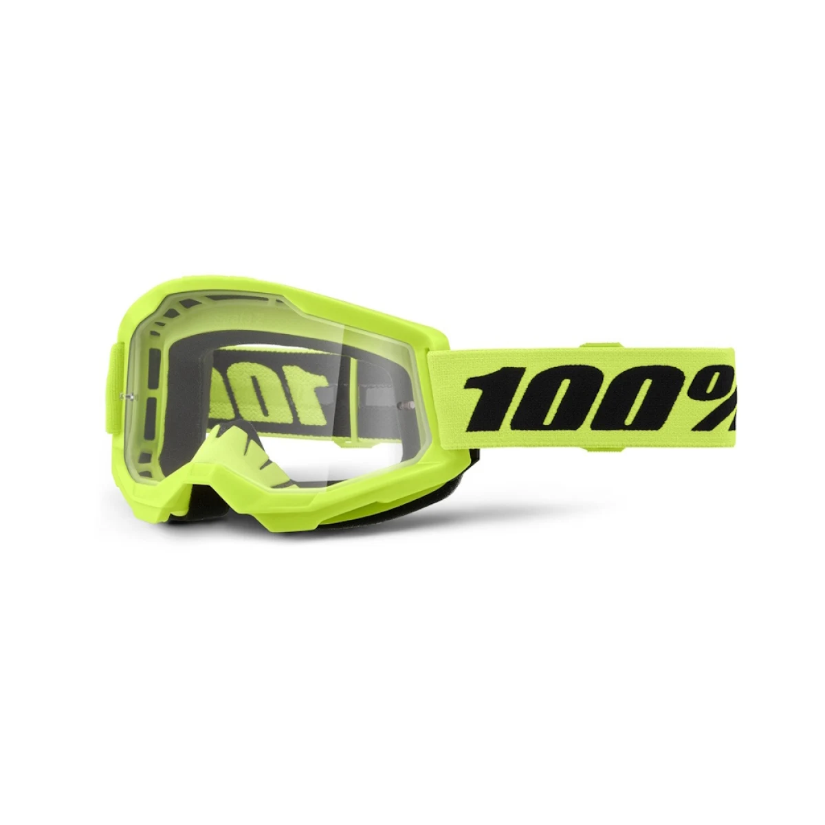 100% Strata 2 New Neon Yellow, číre plexi · záber 1