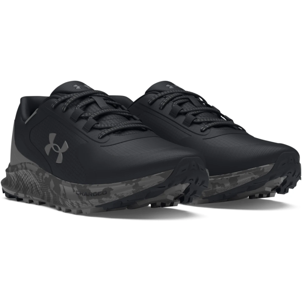 Pánská běžecká trailová obuv UNDER ARMOUR UA Charged Bandit TR 3 SP black castlerock white · záber 3