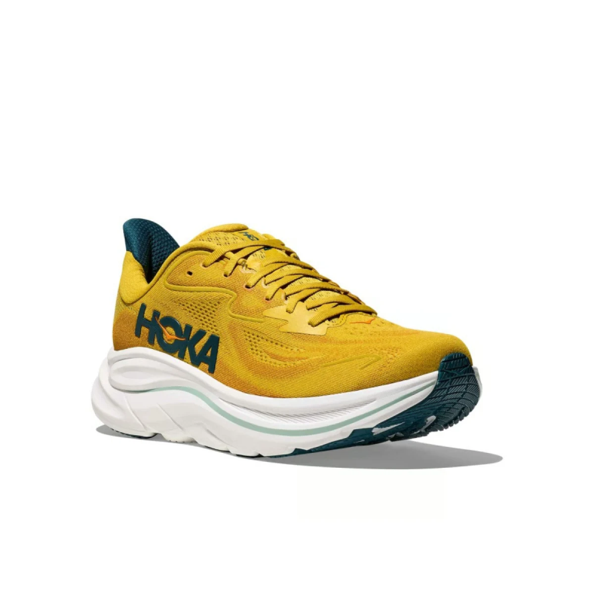 Pánská běžecká obuv HOKA Clifton 10 M yellow gold tidal wave · záber 3