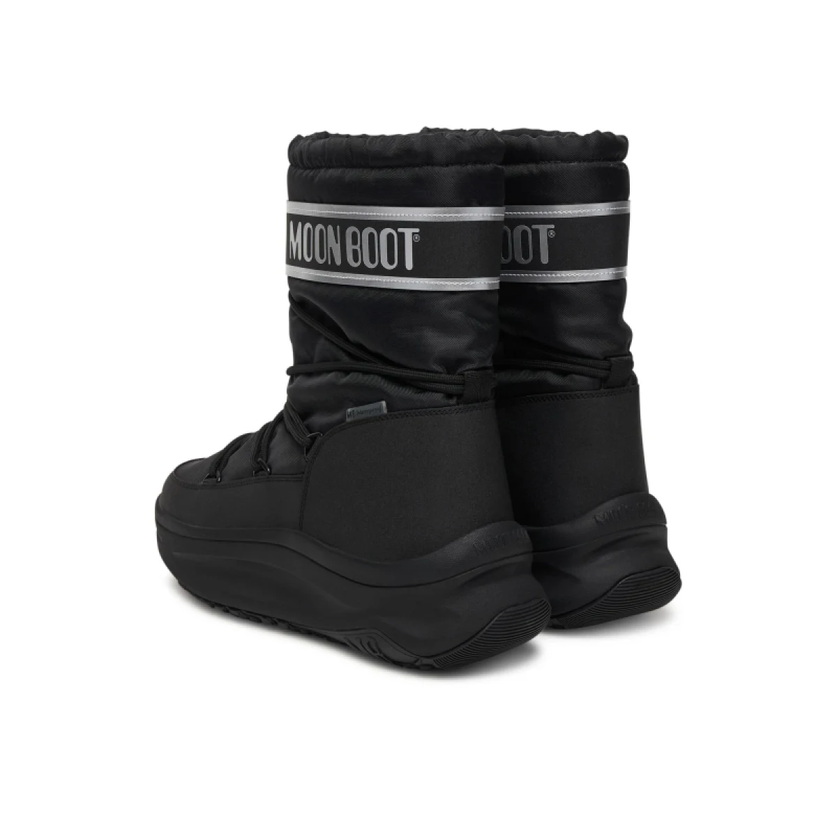 Pánské kotníkové zimní boty MOON BOOT MB MOON247 POLAR WP-NH36 BLACK SILVER · záber 3