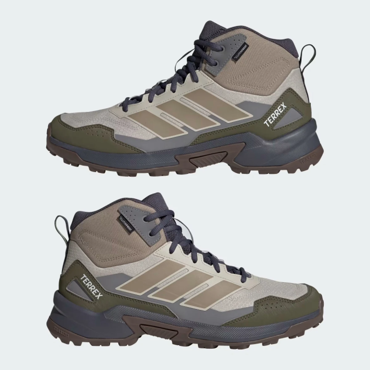 Pánska členková turistická obuv ADIDAS Terrex Eastrail 3 Mid CP M beige blanch cargo olive strata · záber 5