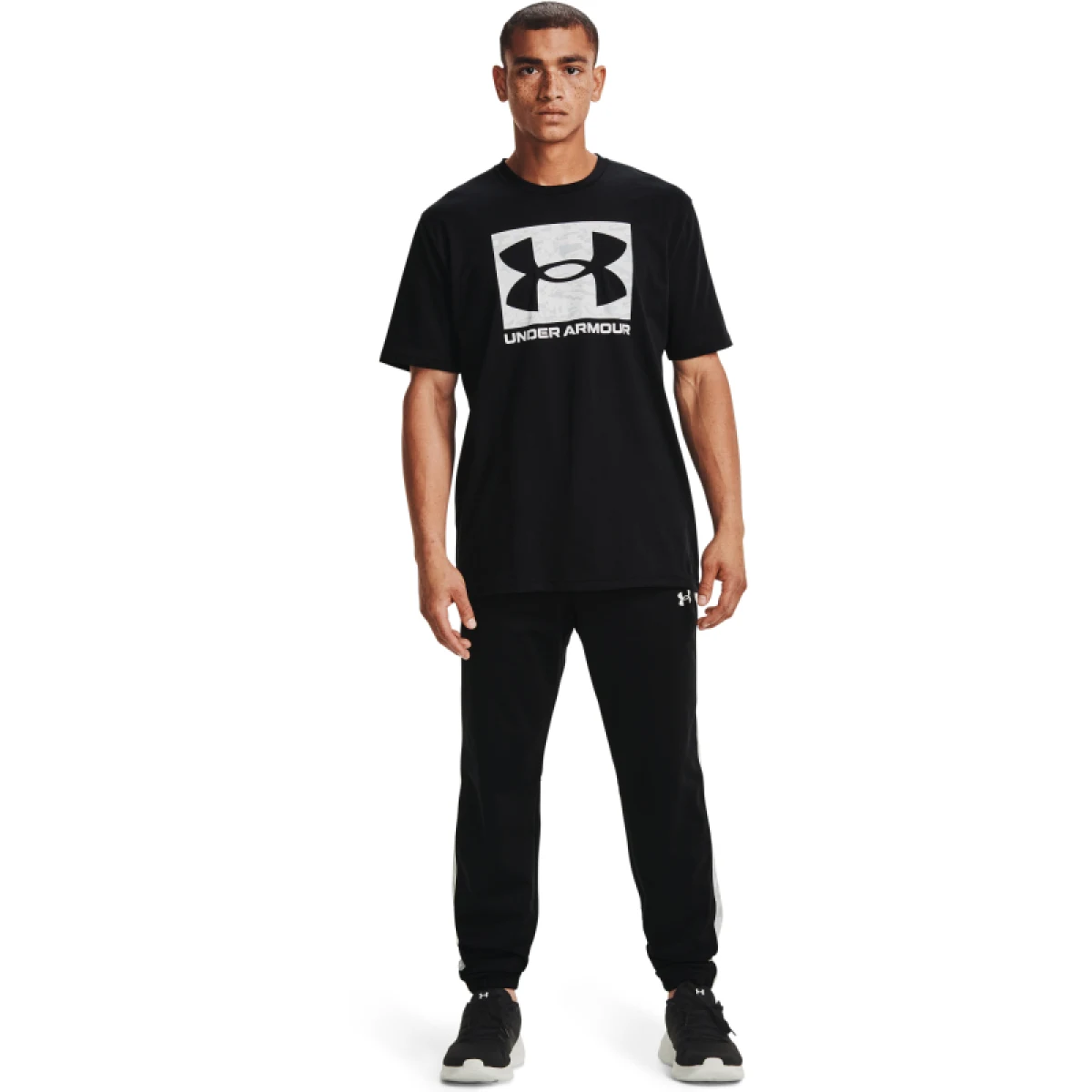 Pánske tričko s krátkym rukávom UNDER ARMOUR UA ABC CAMO BOXED LOGO SS-BLK · záber 4