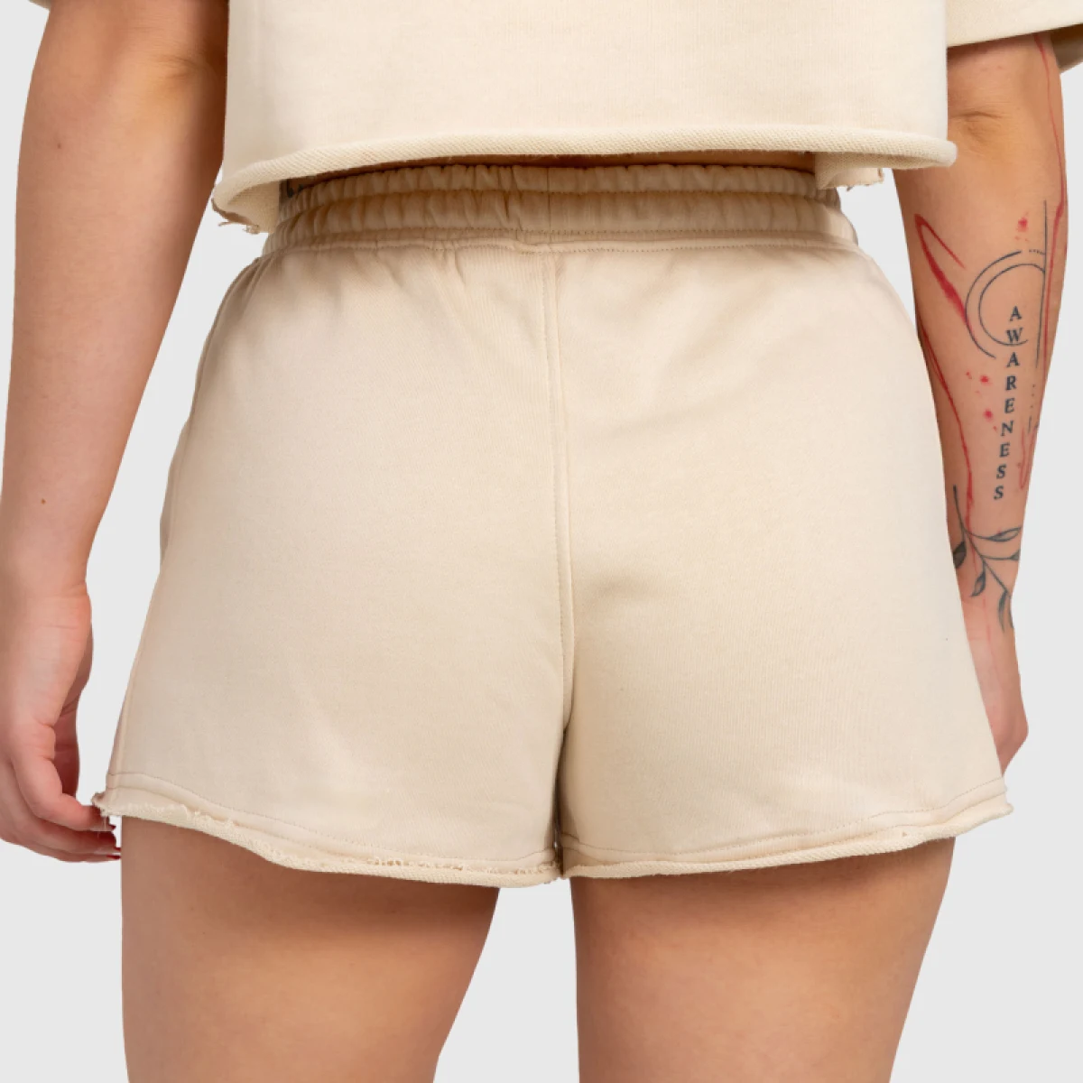 Női short Iron Aesthetics Heavy-Terry, bézs · záber 5