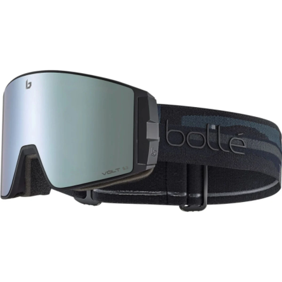 Lyžiarske okuliare BOLLE BLACKRIDGE Nocturne Matte - Volt Ice Blue cat 3 · záber 1