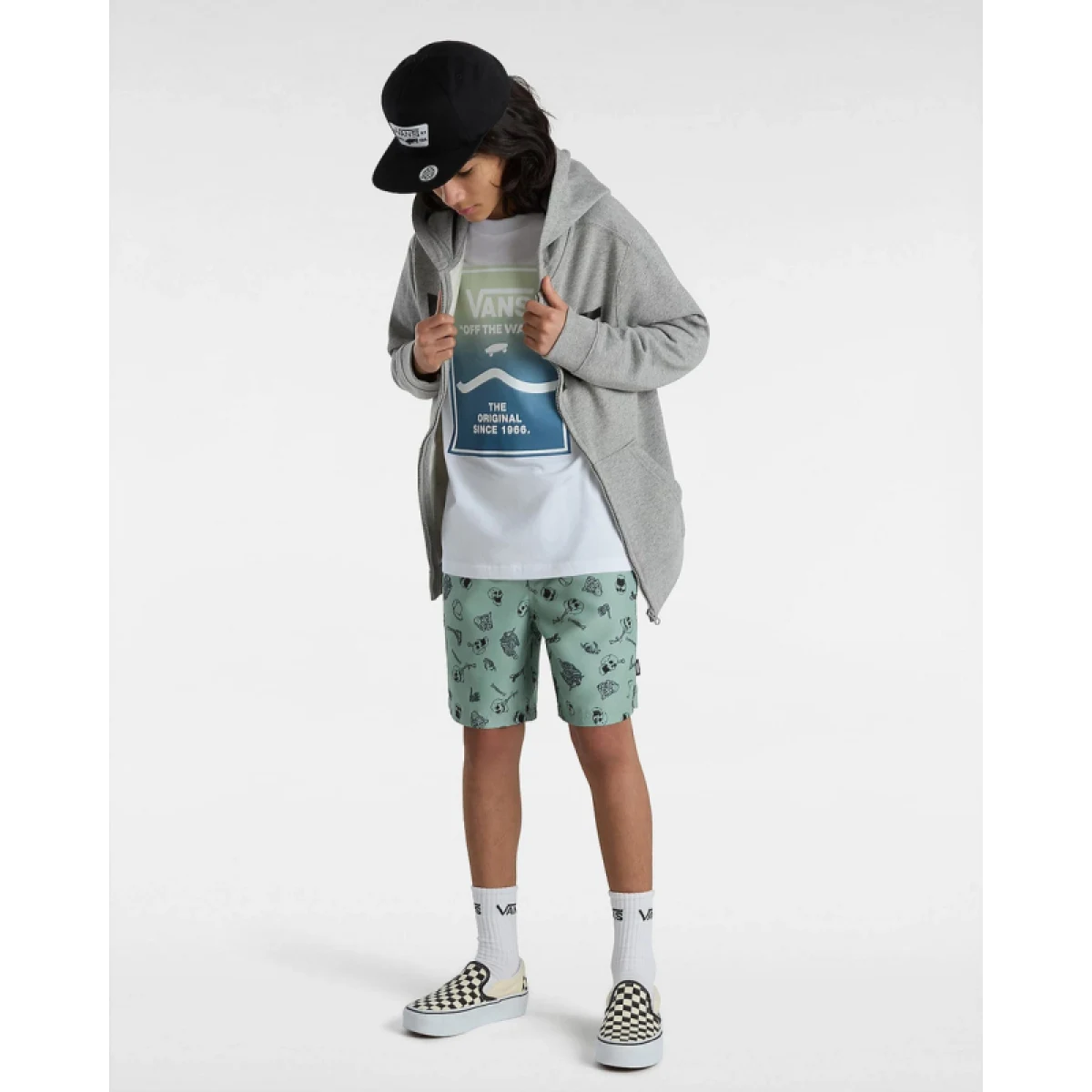 Fiú póló rövid ujjú VANS PRINT BOX 2.0-WHITE · záber 4
