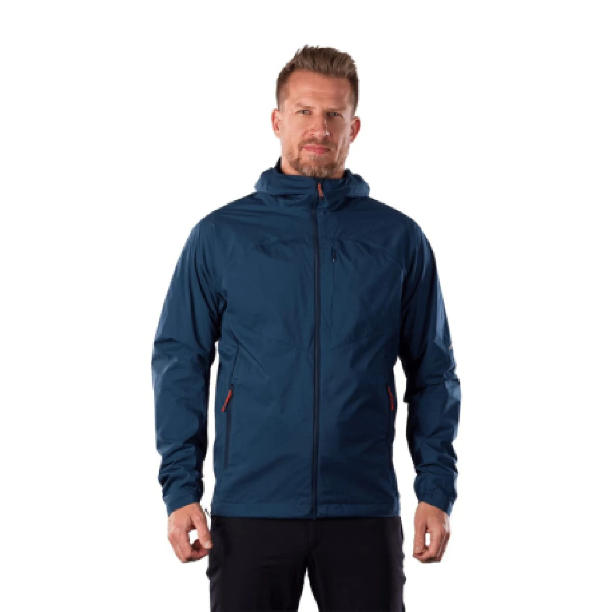 Pánska turistická bunda s kapucňou NORTHFINDER CEFERINO-526inkblue · záber 1